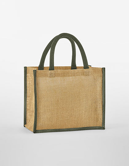 Natural Starched Jute Midi Bag