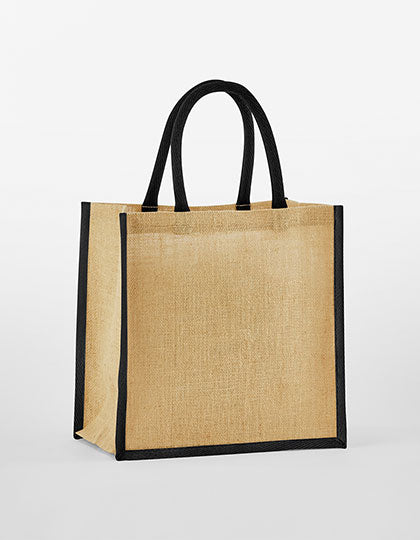 Natural Starched Jute Mini Gift Bag