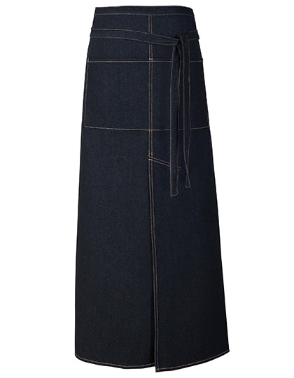Jeans Bistro Apron With Split