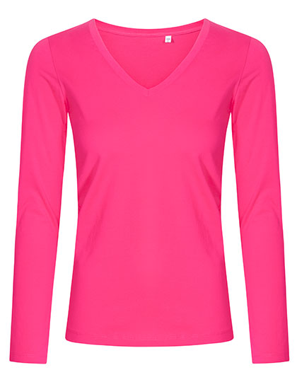 Women´s V-Neck T-Shirt Long Sleeve