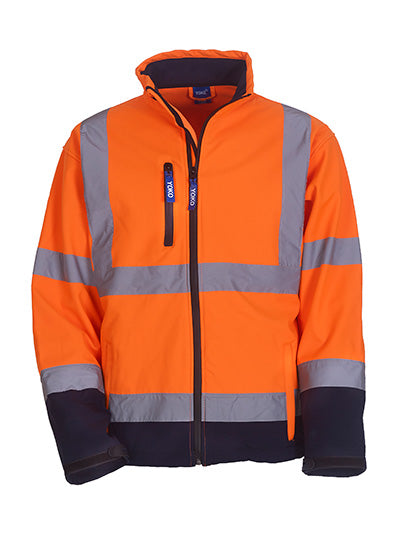 Hi-Vis 2 Bands & Braces Softshell Jacket