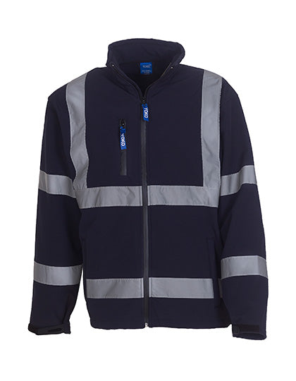 Hi-Vis 2 Bands & Braces Softshell Jacket
