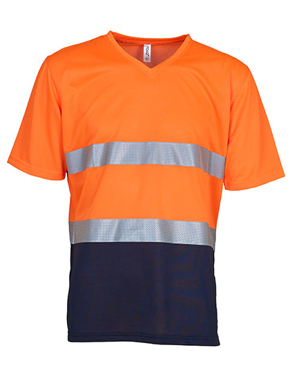 Hi-Vis Top Cool Super Light V-Neck T-Shirt