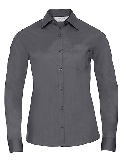 Ladies´ L/S Poly-Cotton Easy Care Poplin Shirt