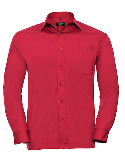 Men´s L/S Poly-Cotton Easy Care Poplin Shirt