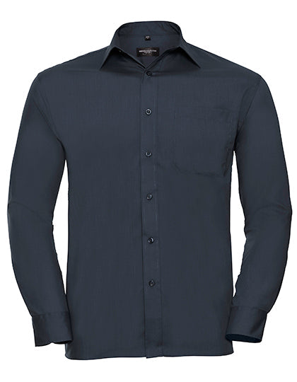 Men´s L/S Poly-Cotton Easy Care Poplin Shirt