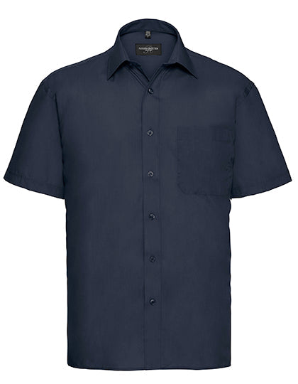 Men´s Short Sleeve Poly-Cotton Easy Care Poplin Shirt