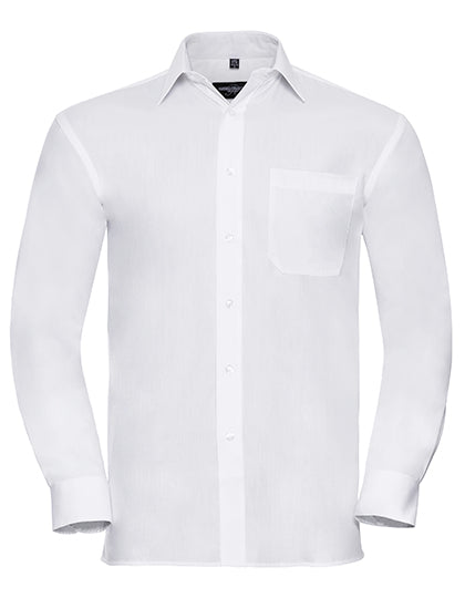 Men´s L/S Pure Cotton Easy Care Poplin Shirt