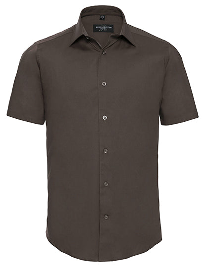 Men´s Short Sleeve Easy Care Fitted Shirt