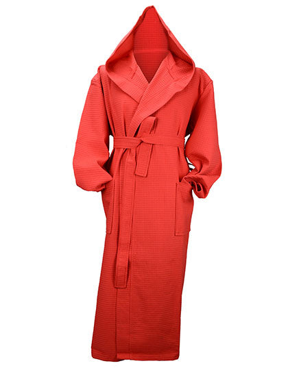 Robezz® Waffle Bathrobe With Hood