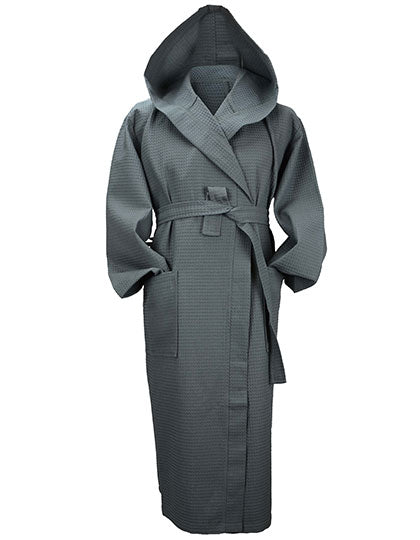 Robezz® Waffle Bathrobe With Hood