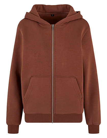 Ladies Fluffy Zip Hoody
