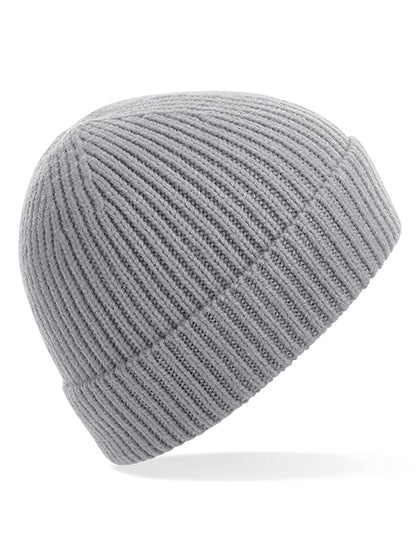 Engineered Knit Ribbed Beanie