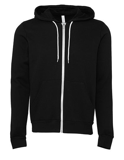Unisex Poly-Cotton Fleece Full-Zip Hoodie