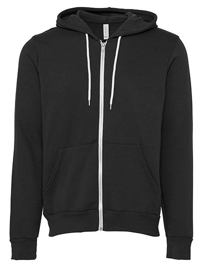 Unisex Poly-Cotton Fleece Full-Zip Hoodie