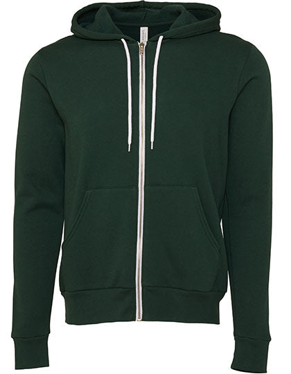 Unisex Poly-Cotton Fleece Full-Zip Hoodie
