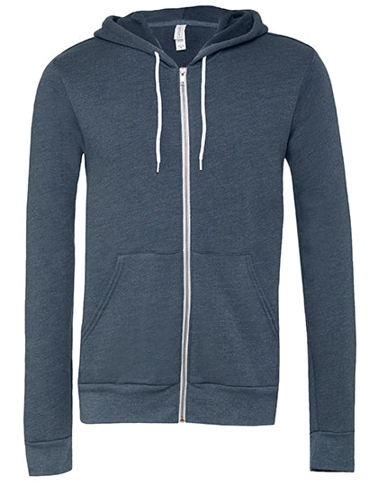 Unisex Poly-Cotton Fleece Full-Zip Hoodie
