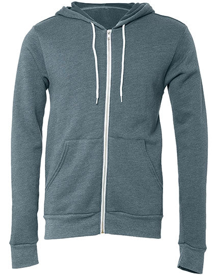 Unisex Poly-Cotton Fleece Full-Zip Hoodie
