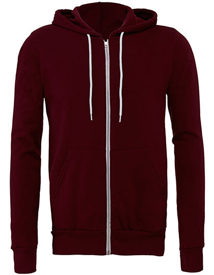 Unisex Poly-Cotton Fleece Full-Zip Hoodie