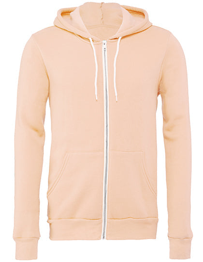 Unisex Poly-Cotton Fleece Full-Zip Hoodie