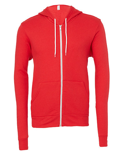 Unisex Poly-Cotton Fleece Full-Zip Hoodie