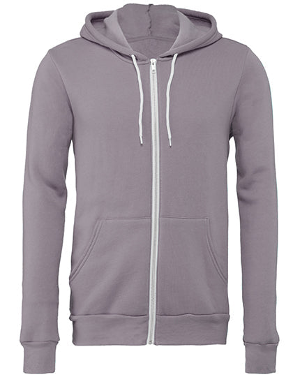 Unisex Poly-Cotton Fleece Full-Zip Hoodie