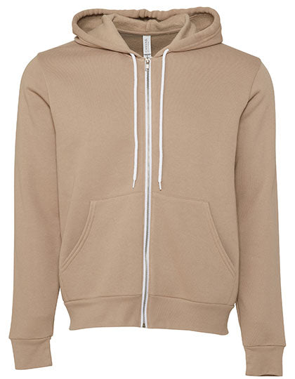 Unisex Poly-Cotton Fleece Full-Zip Hoodie