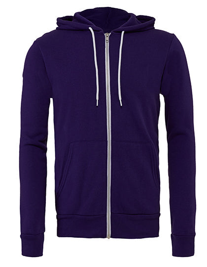 Unisex Poly-Cotton Fleece Full-Zip Hoodie
