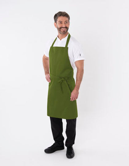 Bib Apron With Adjustable Halter