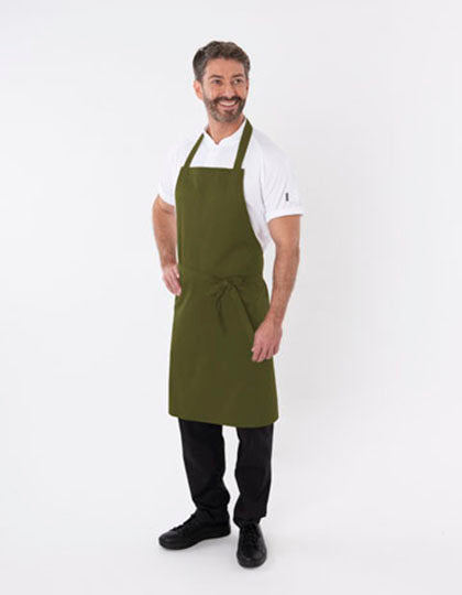 Bib Apron With Adjustable Halter