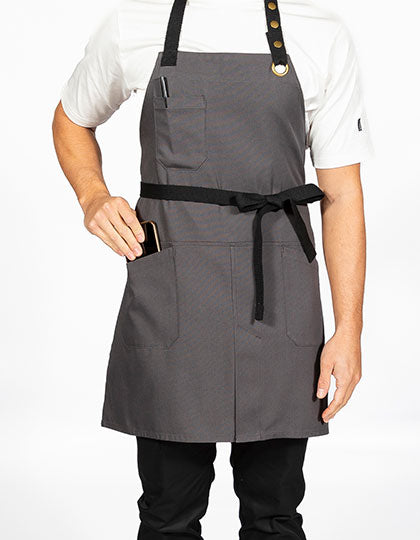 Canvas Apron with Brass Eyelets