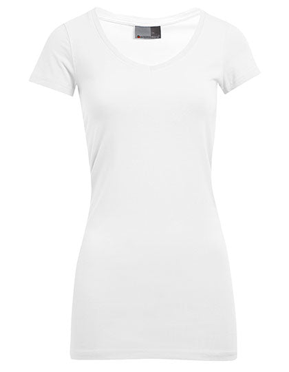 Women´s Slim Fit V-Neck-T Long