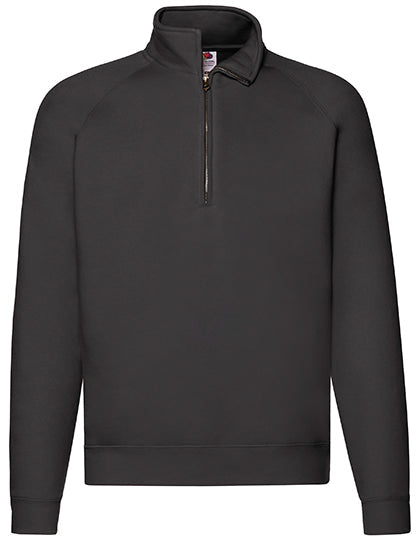Premium Zip Neck Raglan Sweat