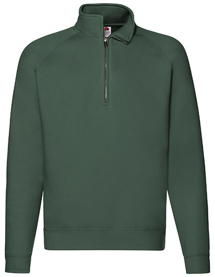 Premium Zip Neck Raglan Sweat