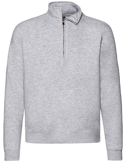 Premium Zip Neck Raglan Sweat