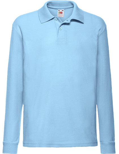 Kids´ Long Sleeve 65/35 Polo