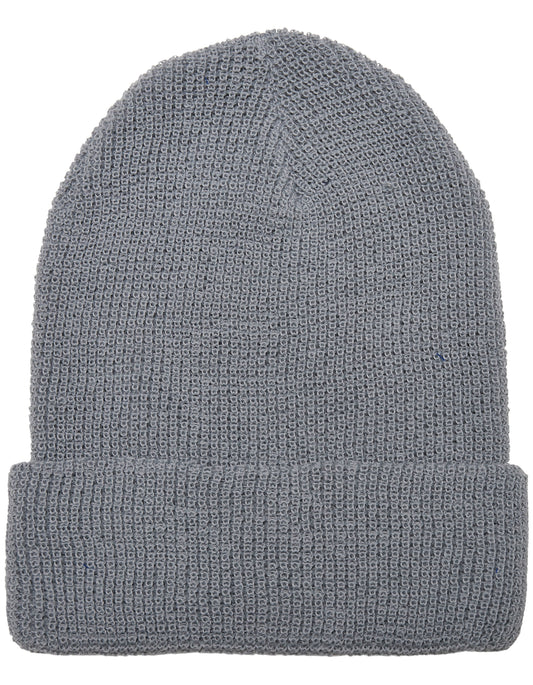 Recycled Yarn Waffle Knit Beanie