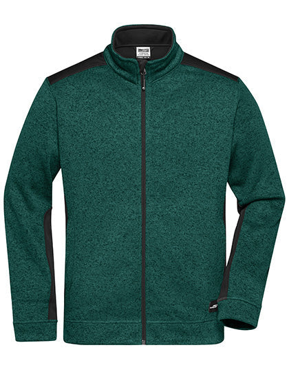 Men´s Knitted Workwear Fleece Jacket -STRONG-