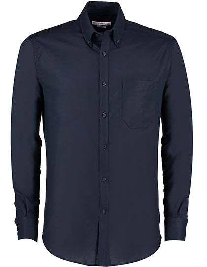 Men`s Slim Fit Workwear Oxford Shirt Long Sleeve