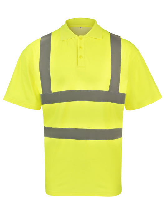 High-End Polycotton Hi-Vis Polo Shirt Cambridge