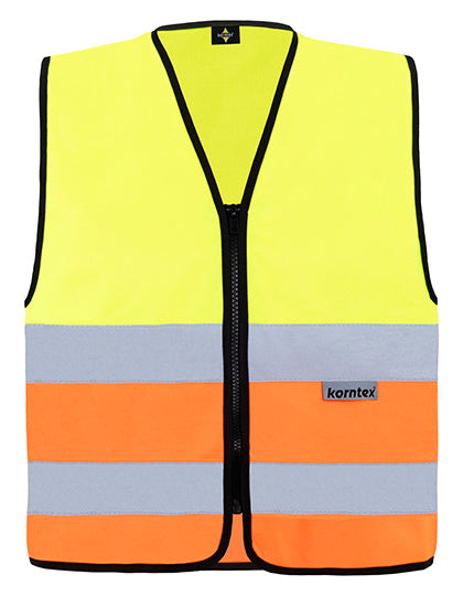 Hi-Vis Safety Vest Cologne With Front Zipper
