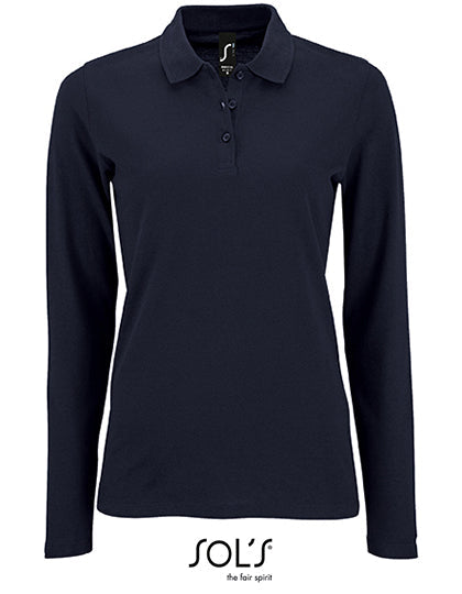 Women´s Long-Sleeve Piqué Polo Shirt Perfect