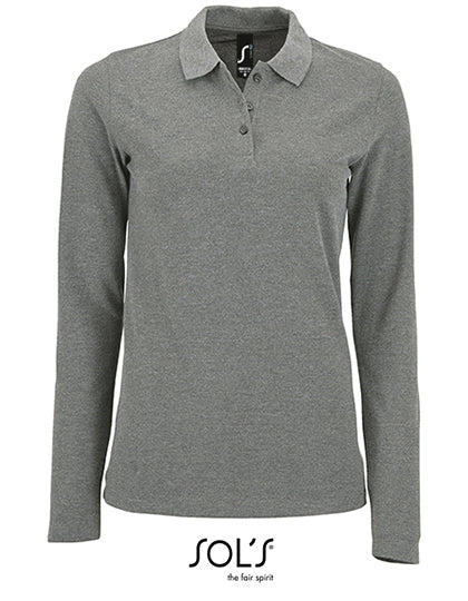 Women´s Long-Sleeve Piqué Polo Shirt Perfect