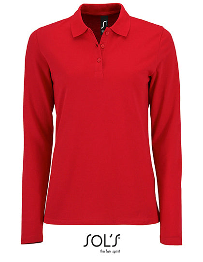 Women´s Long-Sleeve Piqué Polo Shirt Perfect