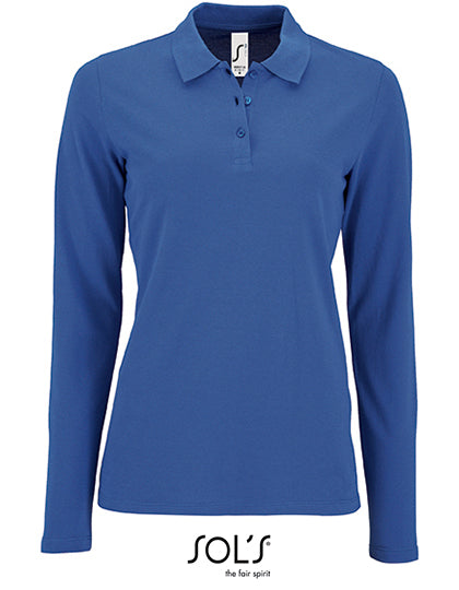 Women´s Long-Sleeve Piqué Polo Shirt Perfect