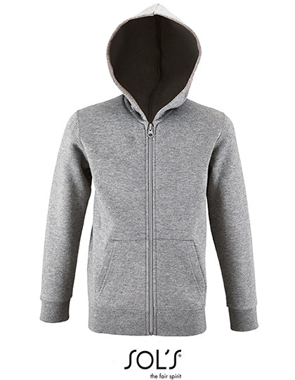 Kids´ Zip Hoodie Stone