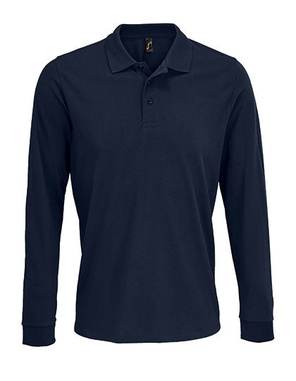 Unisex Long Sleeve Polycotton Polo Shirt