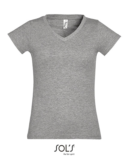 Women´s V-Neck-T-Shirt Moon