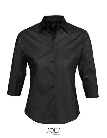 Women´s Stretch-3/4-Sleeve Blouse Effect