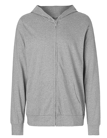 Unisex Jersey Hoodie With Zip